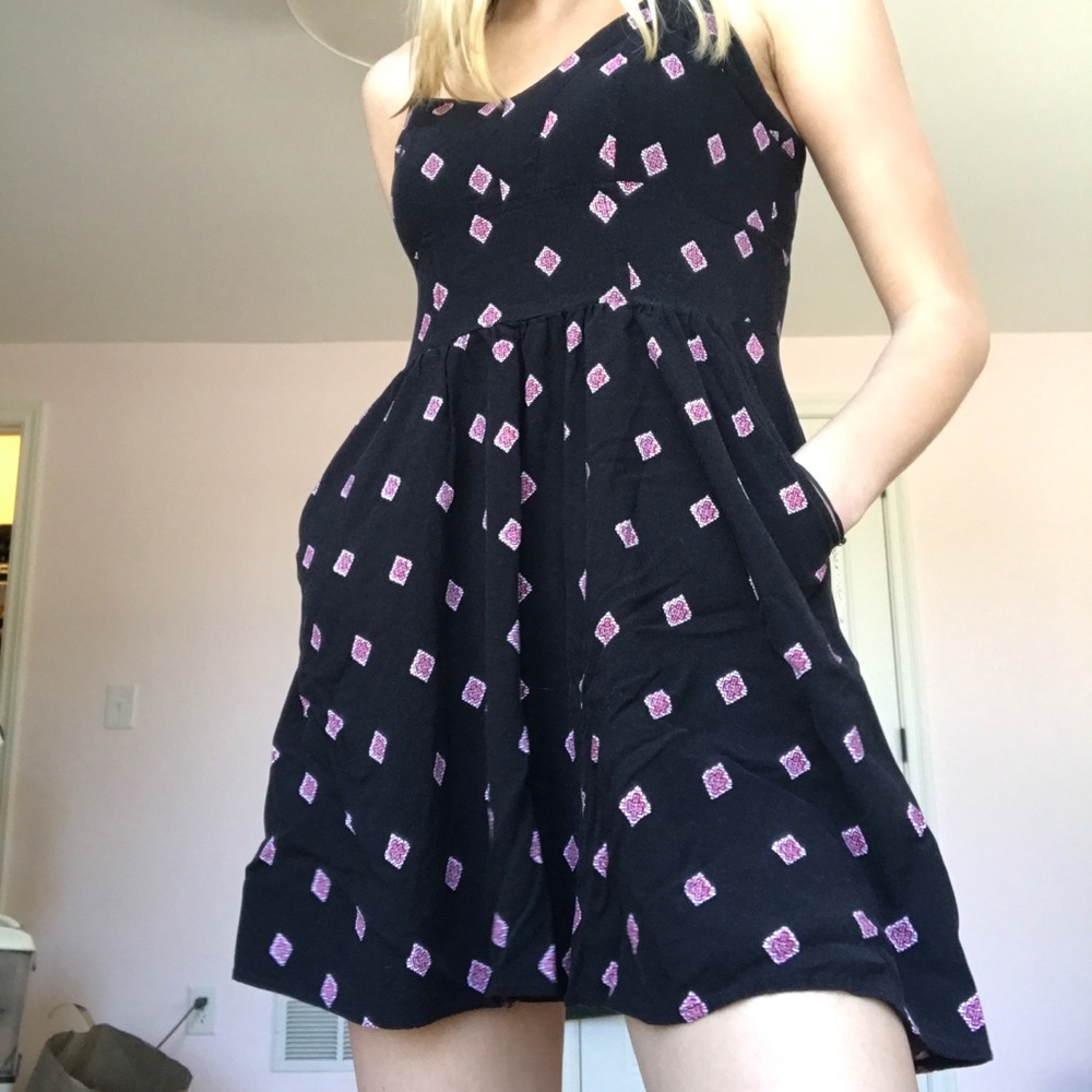 Mini Dress With Patterns - Picture 2 of 2